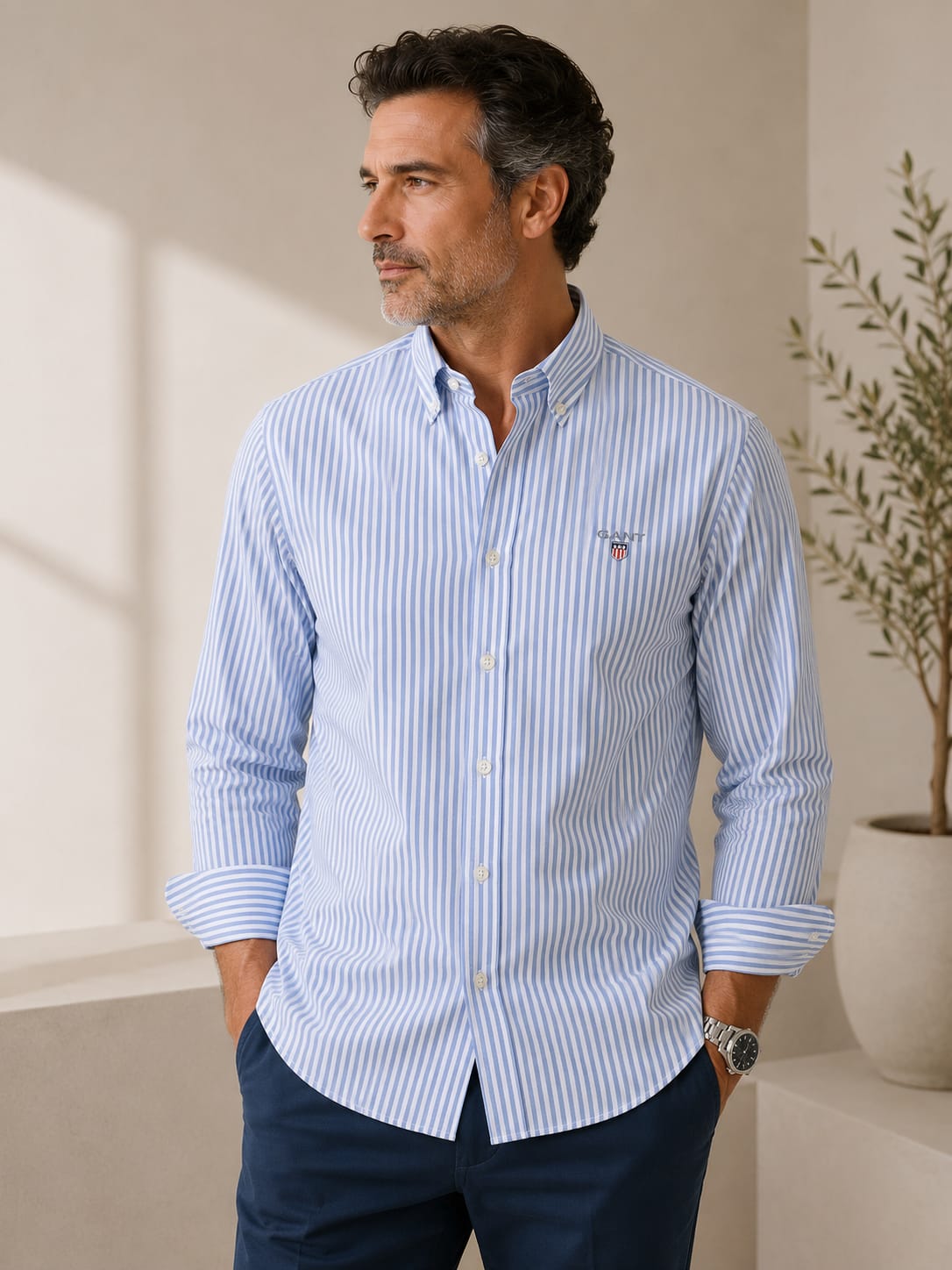 Signature Striped Oxford Shirt