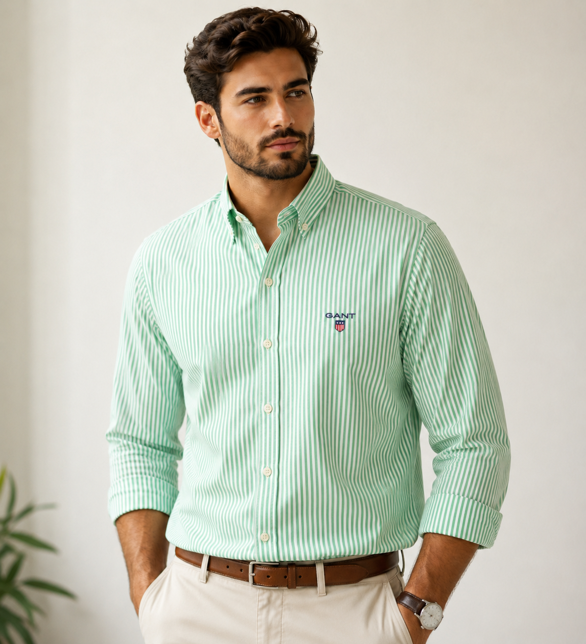 Signature Striped Oxford Shirt